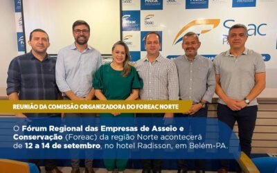 Nesta terça-feira (23), aconteceu a reunião da comissão organizadora do Foreac Norte para definição da programação do evento.